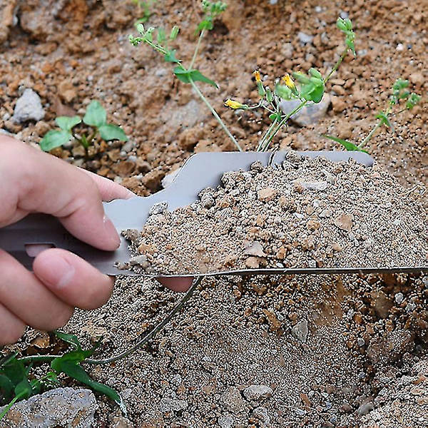 Ultralätt ryggsäcks potta spade utomhus kompakt bajs spade/spade multiverktyg för vandring camping och överlevnad