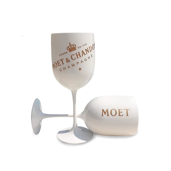 Hvitt Champagneglass For Moet Plastic Champagne Coupes Cocktailglass Vinkopp Beger Vinglass Champagnefløyter