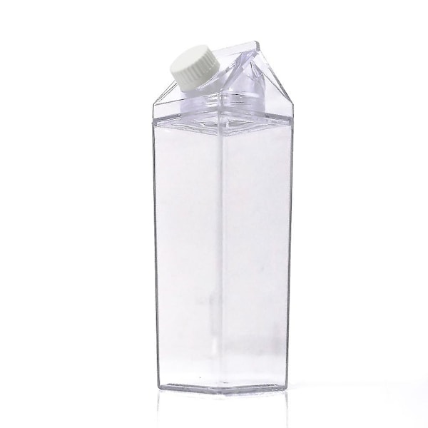 Milk Carton Water Bottle Square Milk Bottles Bpa Free Portable Water Bottles