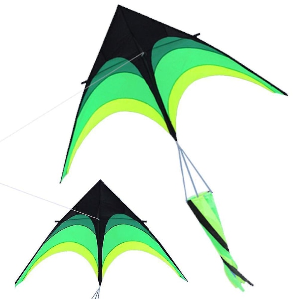 Stor Delta Long Tail Kite For Barn Voksen 1,6 m Super Huge Kite One Line