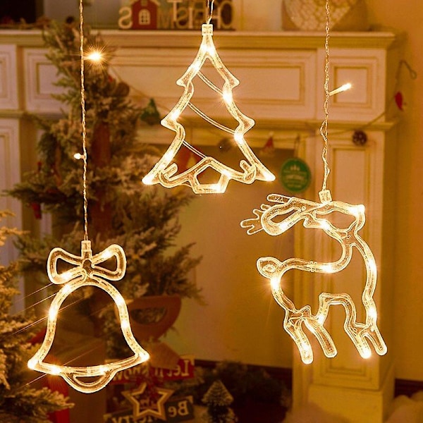 Led Jul Garland String Lights Fairy Gardin Ljus För Hem Nytt År Fest Bröllop Semester Dekor warm light