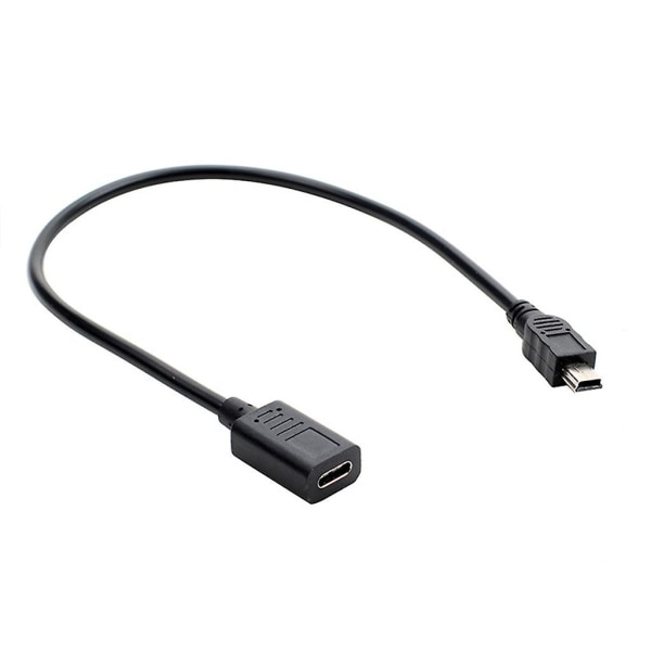 1st USB C Hona Till Mini Hane Adapter Typ C till USB En förlängningskabel