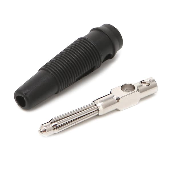 5 par/10 stk 4mm 32a loddefri side stackable bananplugg kobber