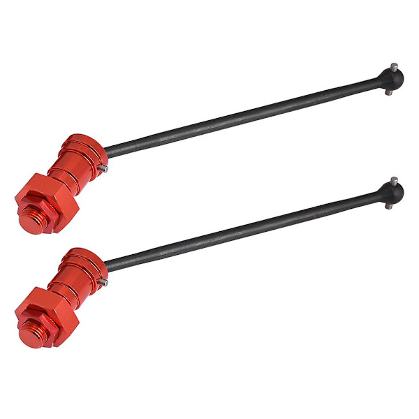 TRAXXAS XMAXX 1/5 Bil CVD Drivaxel Uppgradering - Fram och Bakre Dogbone Set (Röd)