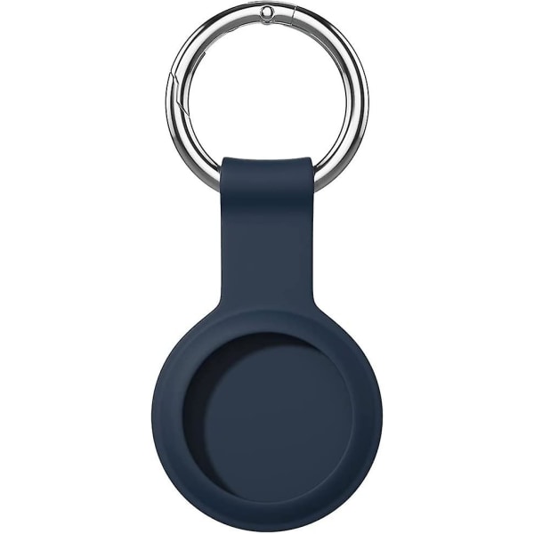 Yhteensopiva AirTag Case -avaimenperän, case turvallisen pidikkeen kanssa avainrenkaalla (sininen)