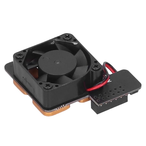 Kylfläktmodul för Raspberry Pi - PWM Mini-värmeavledning med mässingsbas (för 4B, 3B, 3B+)