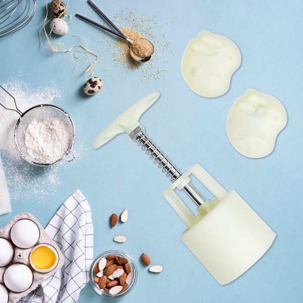 Baking Dekorering Månekake Form Mode Kanin Kanin Mønster Badebomber Holdbar