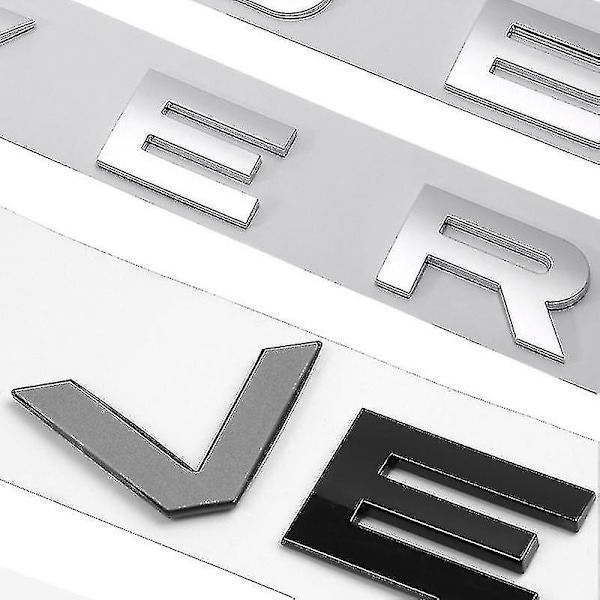 3D ABS-logo Range Rover -kirjaimet, tarra, auton etulokasuojan merkki Range Rover Sport Evoque L322 L320 L406 P38 tarvikkeille - S-xdd sport chrome