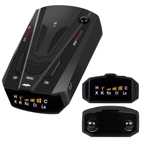 Black Friday Car Radar Detector With Voice Speed Prompt, 360 Detection,vehicle Speed Alarm System, Led Display