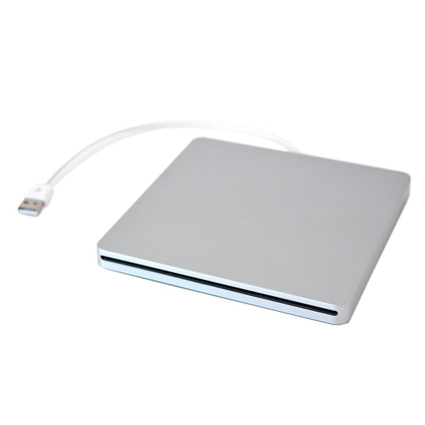 Ekstern USB-Dvd-deksel for Pro Sata-harddisk Dvd Super Multi-spor har aluminiumsutseende sølv