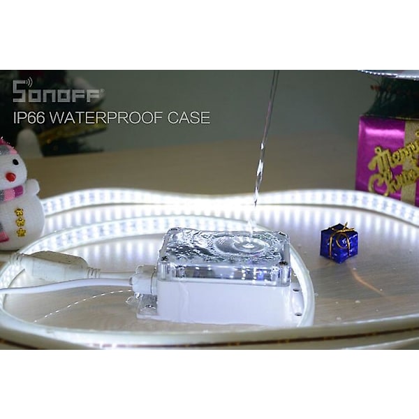 Sonoff IP66 Vanntett Dekselkasse For Sonoff Basic/rf/dual/pow/th16/g1