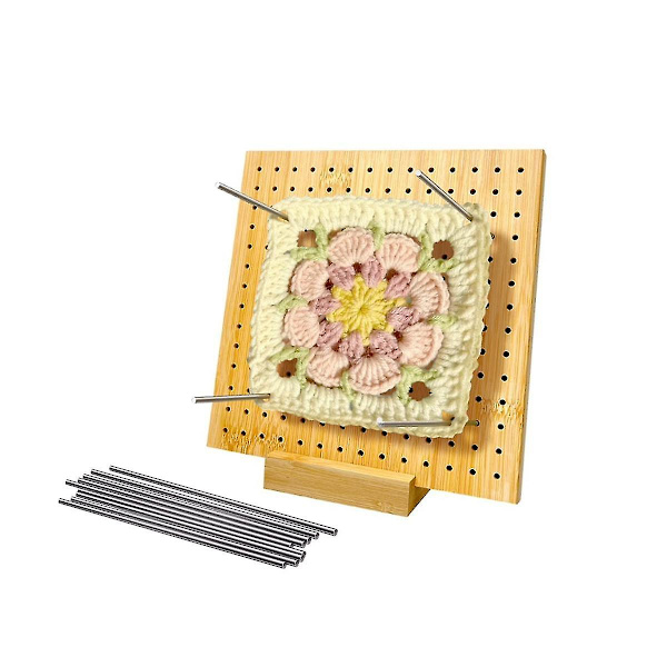 Virkade blockeringsbräda handgjord stickningsblockeringsmatta mormorsrutor - perfekt present till mödrar &
