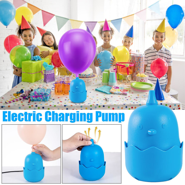 Golv- och ångtvättstillbehör Tecknad hemballonger Pump Elektrisk pump Ballonger Maskin Elektrisk uppblåsningspump Inflator