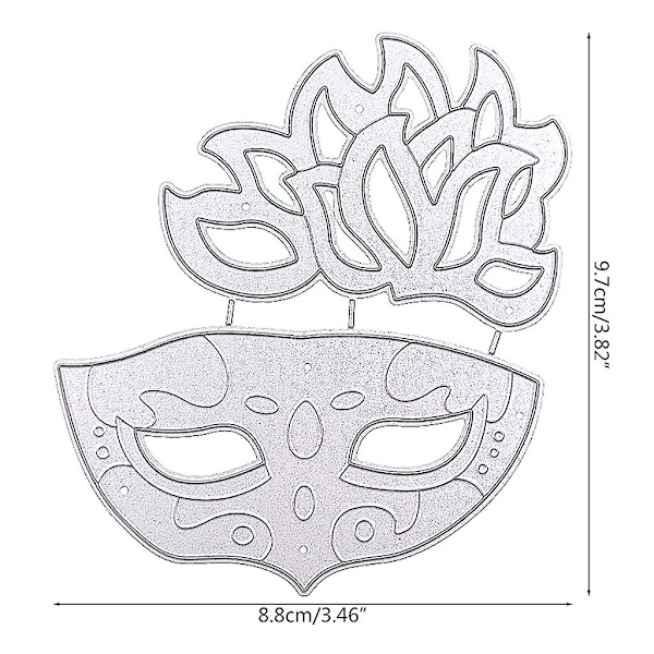 Mask Metallskärning Dies Stencil Diy Scrapbooking Album Papperskort Mall