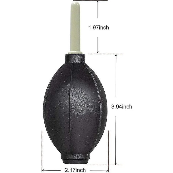 Luftblæser, 2 stk. Håndluftblæsere Rengøringsmiddel Med Kort Og Lang Dyse Kameraobjektiv Og Tastatur Støvrenser Raketblæser Til Kamerarensesæt