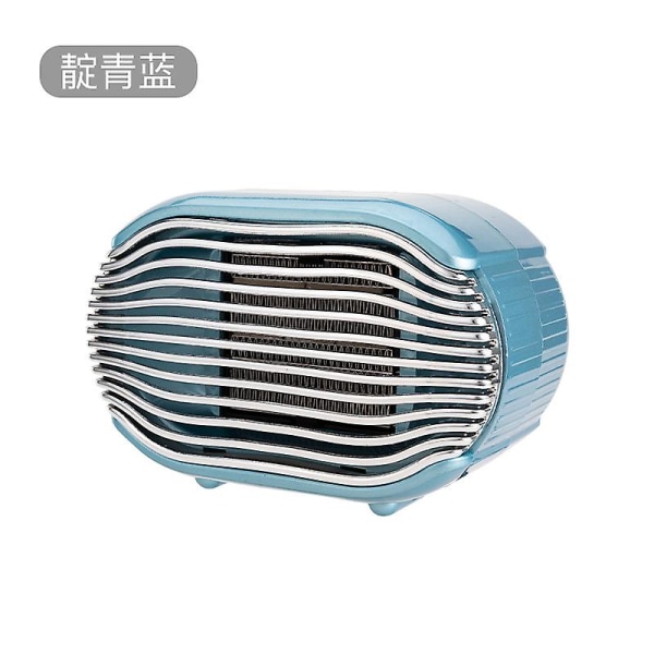 Minivarmer energisparende stillegående keramisk varmeapparat (blå)