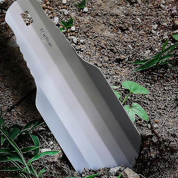 Ultralätt ryggsäcks potta spade utomhus kompakt bajs spade/spade multiverktyg för vandring camping och överlevnad