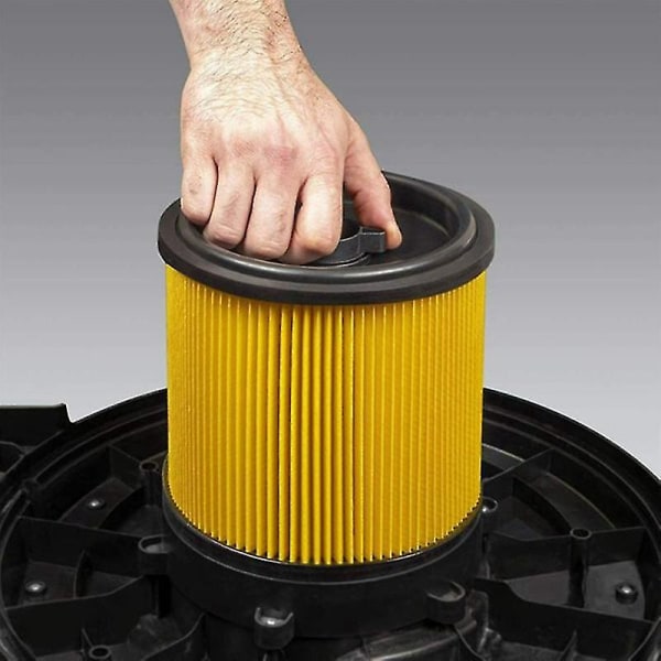 2 stk erstatningsfilter for Vacmaster Cartridge Filter & Retainer, for Vacmaster 5 til 16 gallon våt og tørr støvsuger