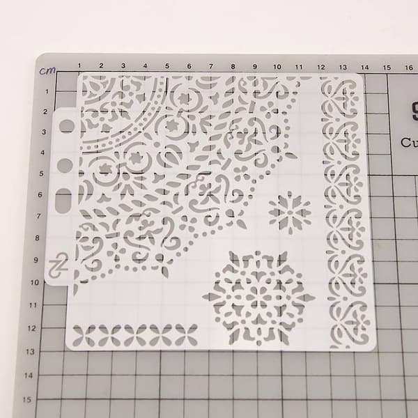 Stencils Mal for veggmaling Scrapbooking Embossing Stempling Album Craft Card