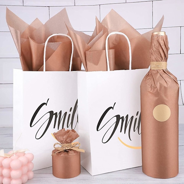 120 ark presentpapper i bulk, metalliskt presentpapper för bröllop, födelsedagsfest, shower, konst