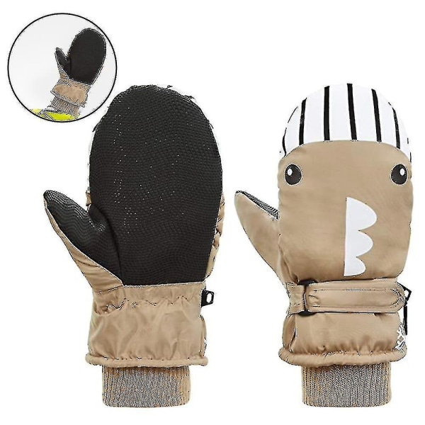 1-3 Year Old Baby Winter Knitted Gloves Unisex Toddler Warm Gloves