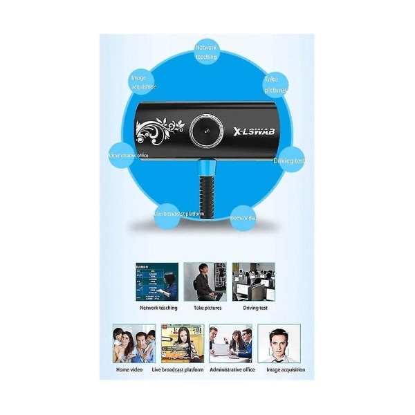 1080p Hd Webkamera Kamera Streaming Webcam For Datamaskin Usb Webkamera Med Mikrofon