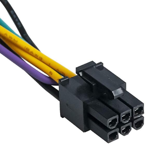 24-pin til 6-pin PCI-e ATX hovedstrømadapterkabel for HP Z230 Z220 SFF arbeidsstasjon hovedkort