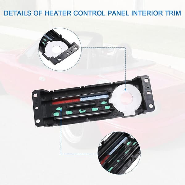 Interiör Trim Värmeelement Hvac Kontrollpanel För Miata 1990-1997 Na01-61-c04a