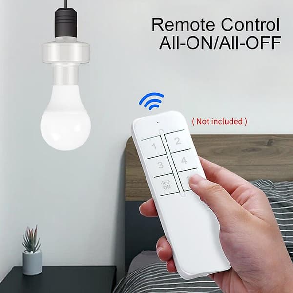Basic-2.4g Smart Home RM 2.4g Smart Ljusuttag E27 Lamphållare Bluetooth-kompatibel
