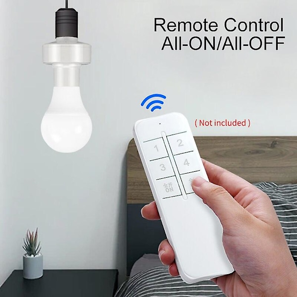 Basic-2.4g Smart Home RM 2.4g Smart Lysestik E27 Lampeholder Bluetooth-kompatibel