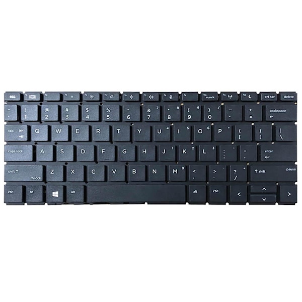 Svart ersättnings tangentbord för HP Pro Book 430 G6 435 G6 bärbar dator