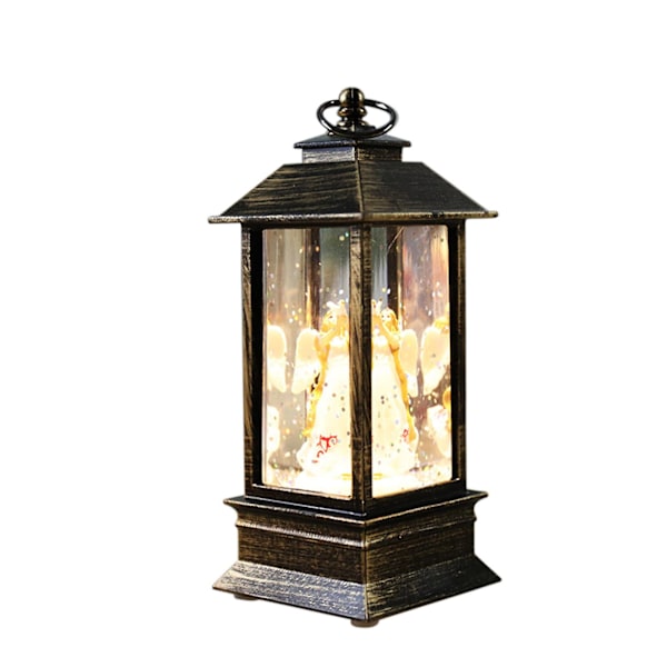 Julegaveideer Clearance Julelanterne Lysestager Lampe Natlys Gammel Mand Snemand Dekoration Natlys Skrivebords Ornament Julepynt 10