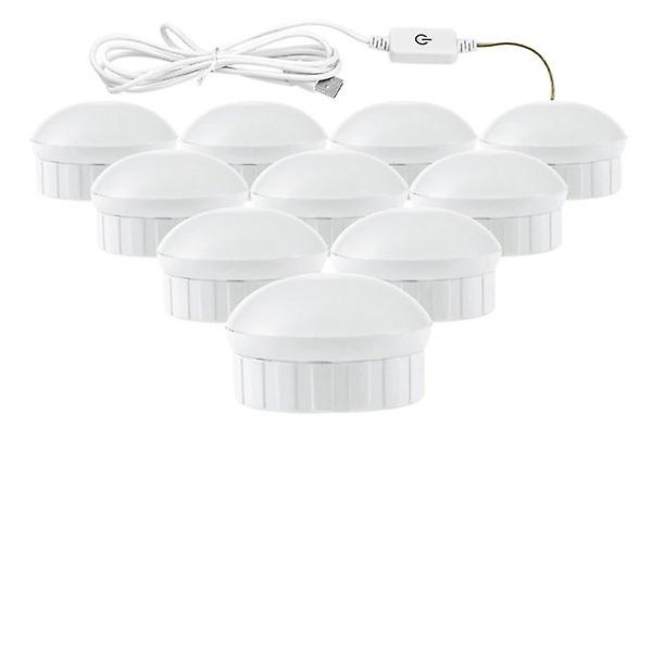LED-sminkningsspegel glödlampor USB Hollywood Vanity Make Up spegel lampor??
