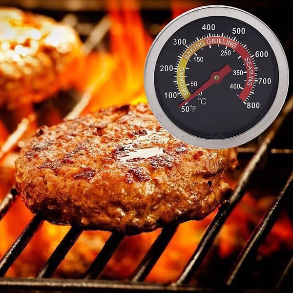 Grilltermometer för grill, ugn och rök
