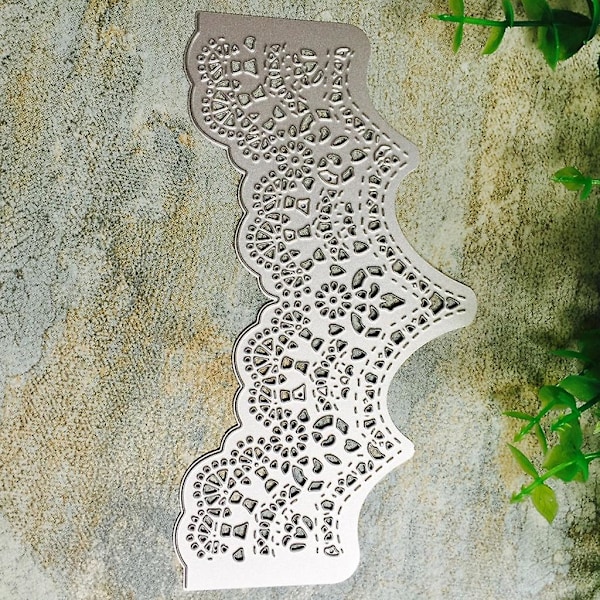 Ontto pitsi metallileikkurit Stencil Diy Scrapbooking Albumi Leimas Paperi Kortti E