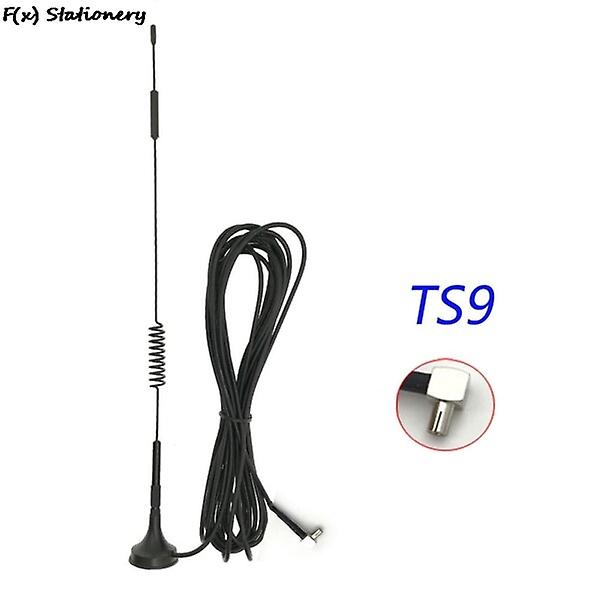 12dBi 2G 3G 4G LTE magnetisk antenne TS9-kontakt SMA hann GSM ekstern ruterantenne