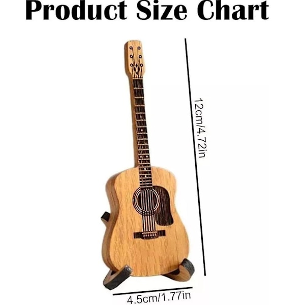 Emboadlie Træ Akustisk Guitar Plukboks, Træ Akustisk Guitar Plukboks