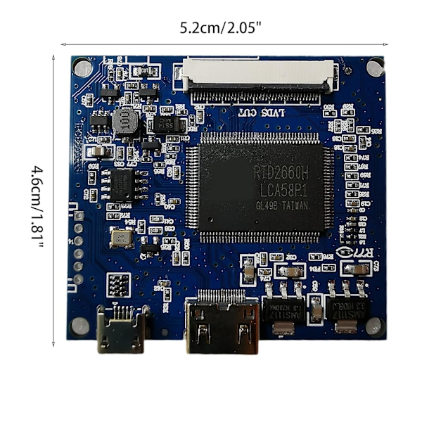 Yleinen LCD-näytön ohjainkortti 5v kannettavan tietokoneen DIY