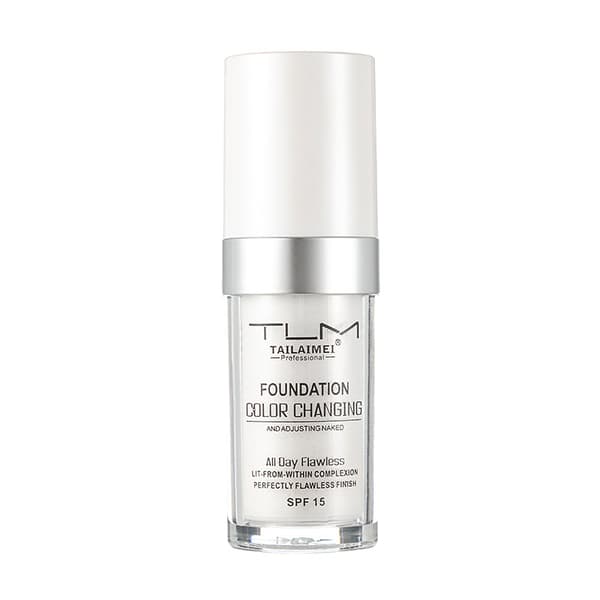 TLM fargeendrende foundation SPF15, feilfri langvarig flytende foundation