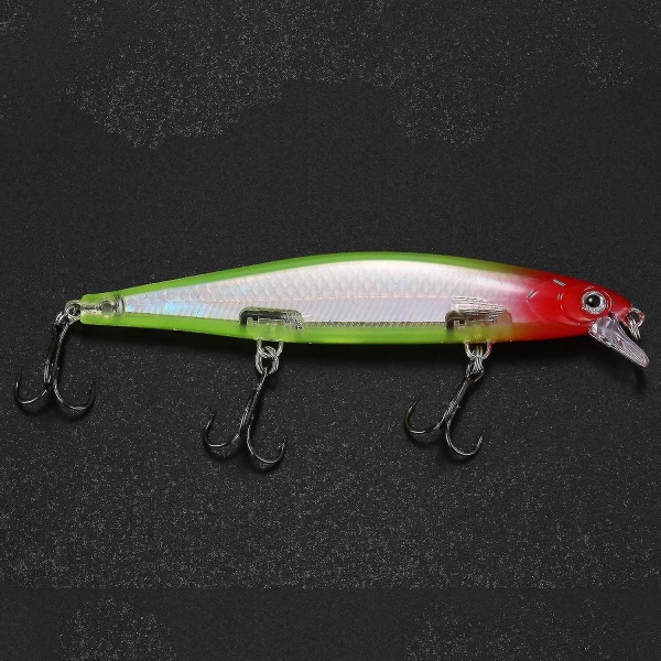 1 st Minnow Fiske Lure 11cm Pesca Krokar Fisk Wobbler Tackle B Stil