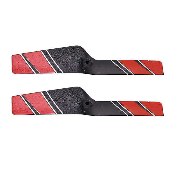 RC Helikopter Modifikation Svart 2PCS Svans Propeller Blad för K200 Plast RC Plan Reservdelar