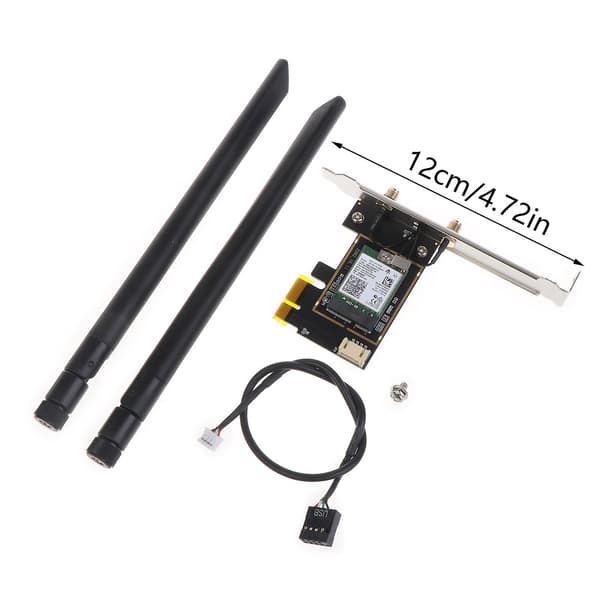 Ax210ngw Bt5.2 Wifi 6e Trådløst netværkskort Desktop computer Lan-adapter 2400m