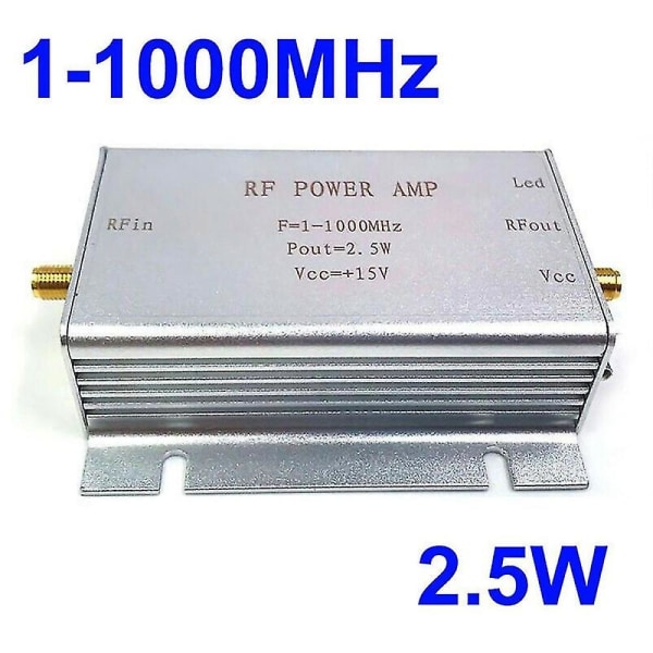 1-1000mhz 2.5w Rf-effektforsterker for Hf Fm-sender Vhf Uhf Rf Ham-radio