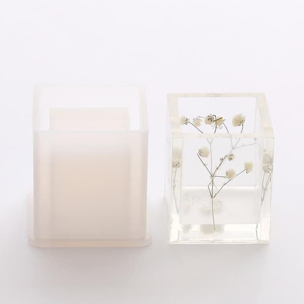 Blomkruka Silikonhartsformar Kaktusblomma Epoxihartsgjutformar Diy