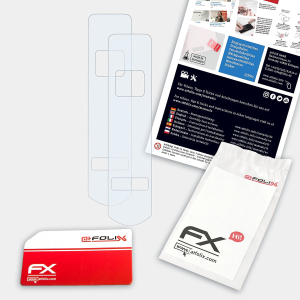 atFoliX 2x skyddsfolie kompatibel med Smok RPM40 Displayskyddsfolie klar