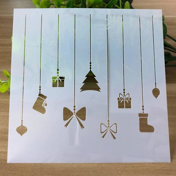 Julekake Stencil Dekorering Maler Gave Til Baking Lover Gave