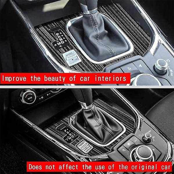 Bil Rustfrit Stål Central Gearpanel Kontrolpanel Dekal Interiør Modifikation Til Cx9 -9 2022+