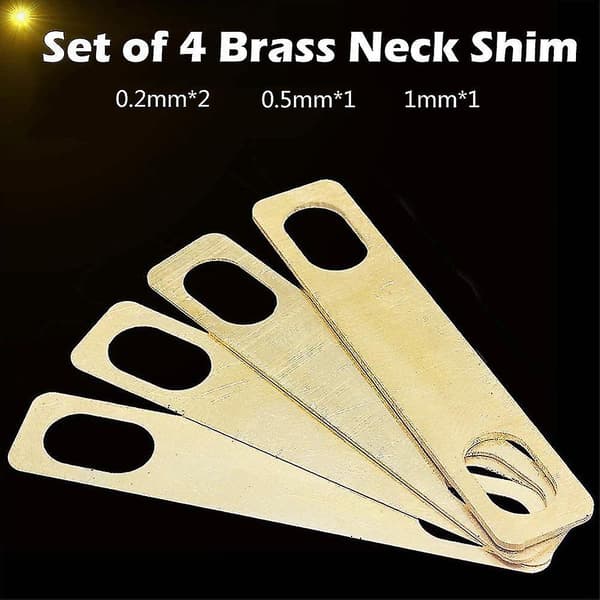 4 st gitarrhals platta gitarr packning ersättning gitarr hals kil höjning packning tillbehör (g
