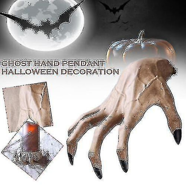 Waner Creepy Käsiseinäteline tai kynttilänjalka Halloween-rekvisiitta Haunted House -koriste