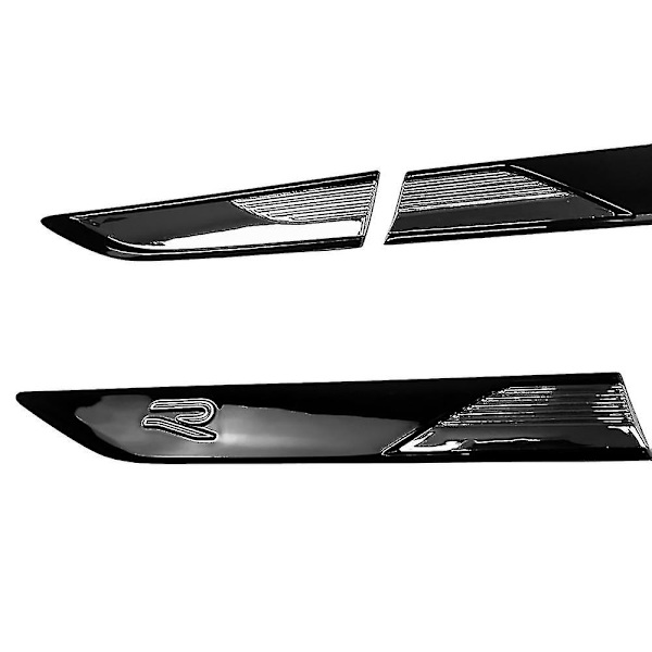4 stk. Abs Side Wing Emblem Badge Stickers Cover til R- 2021-2022 Bil Karosseri Dekoration Tilbehør